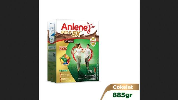 Anlene Gold 5X Susu Bubuk Dewasa Cokelat 885g