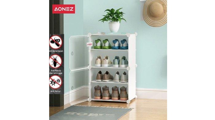 AONEZ Shoe Rack Portable beragam desain.