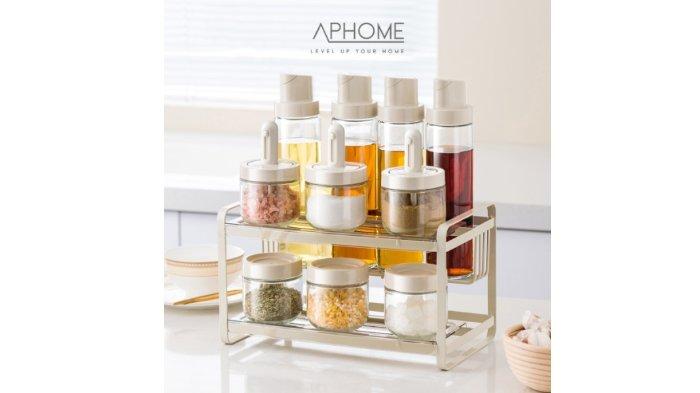 AP HOME Rak Bumbu Set ELVANO (Dijual Tanpa Toples)