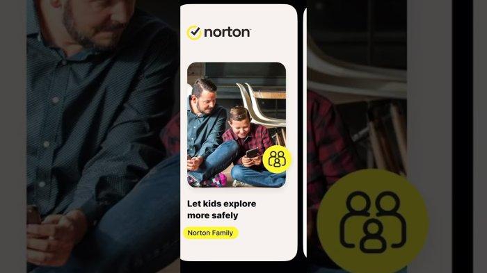 Ilustrasi aplikasi Norton Family Premier