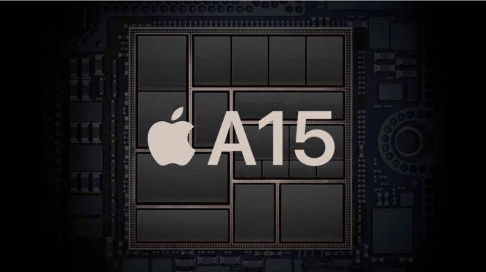 Ilustrasi chipset Apple A15 Bionic
