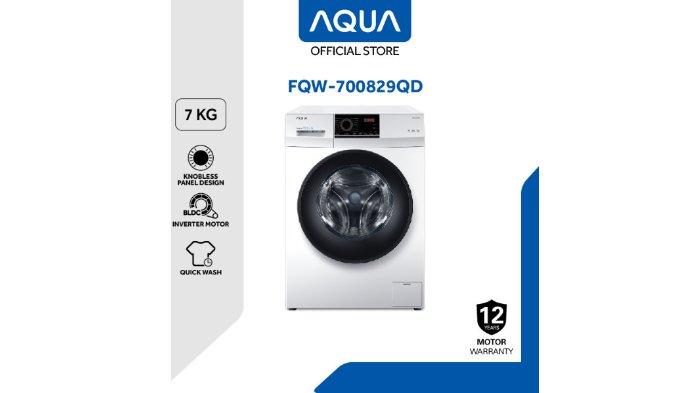 AQUA Elektronik Mesin Cuci Front Loading 7 kg FQW-700829QD
