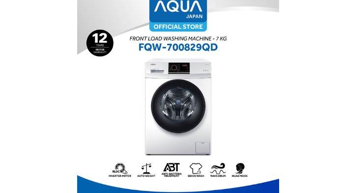 AQUA JAPAN Mesin Cuci Front Loading 7 kg FQW-700829QD