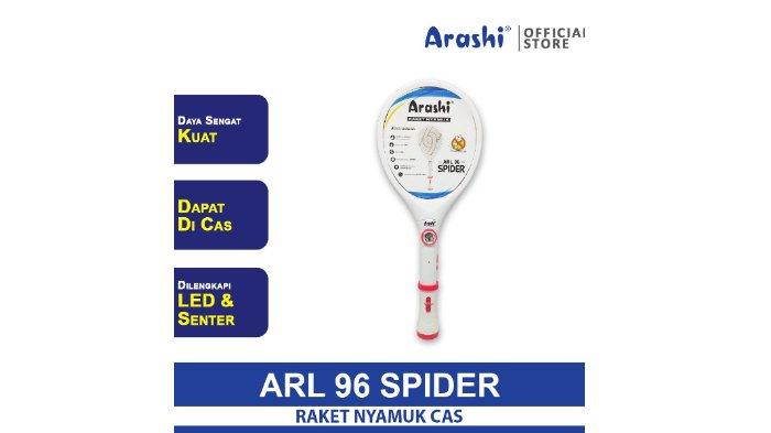 Arashi Raket Nyamuk Electric ARL 96 Spider 