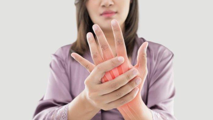 Ilustrasi wanita mengalami Arthritis.