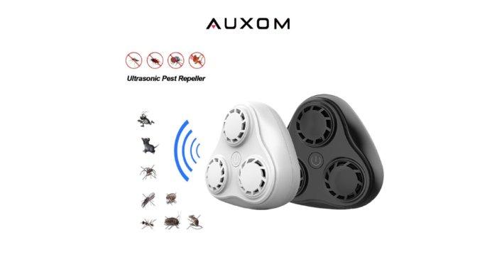 AUXOM Pengusir Tikus Ultrasonic Alat 3 Speakers Tanpa Racun.