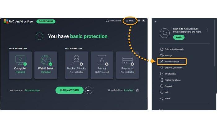 Ilustrasi antivirus AVG Antivirus Free