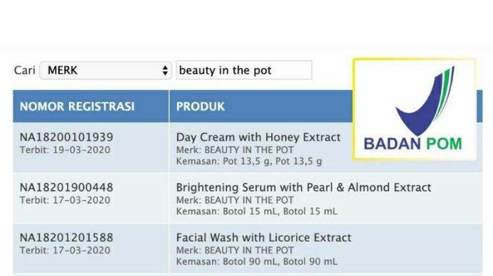 Ilustrasu cek skincare BPOM
