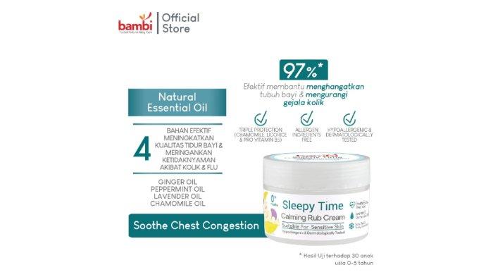 Bambi Sleepy Time Calming Rub Cream