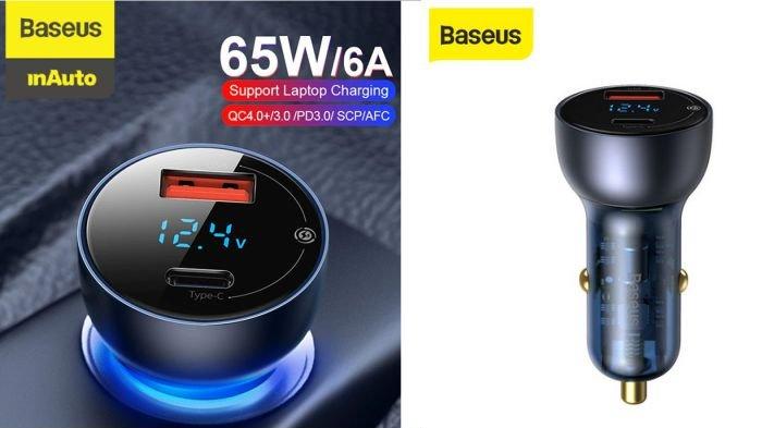 Baseus Charger Car Charger 65W