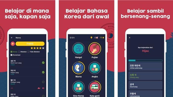 Aplikasi Belajar Bahasa Korea - Pemula besutan BNR Languages