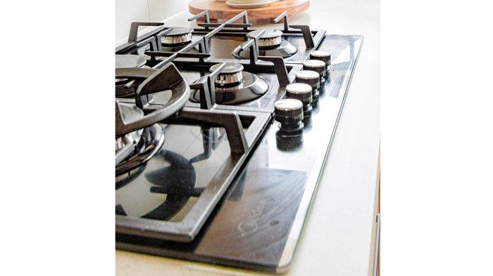 Ilustrasi kompor tanam stainless steel