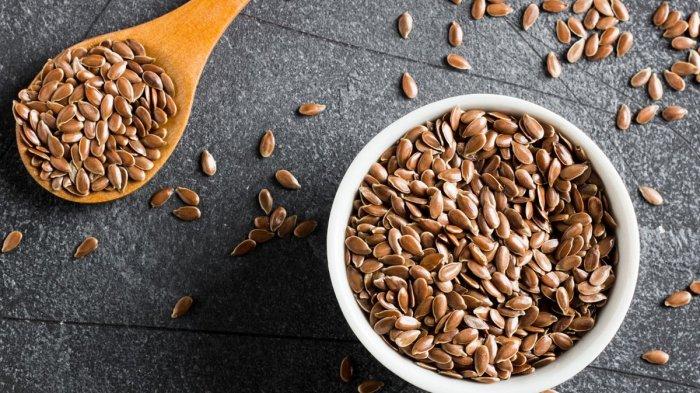 Biji rami untuk obat kolesterol.