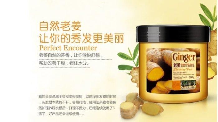 Bioaqua Ginger Hair Mask dengan Ekstrak Jahe
