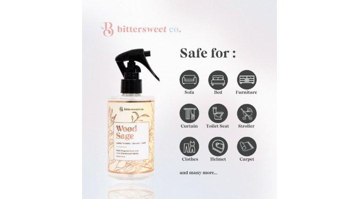 BITTERSWEET CO Multi Purpose Room & Linen Disinfectant Spray hadir dengan material berkualitas, cocok untuk berbagai permukaan.