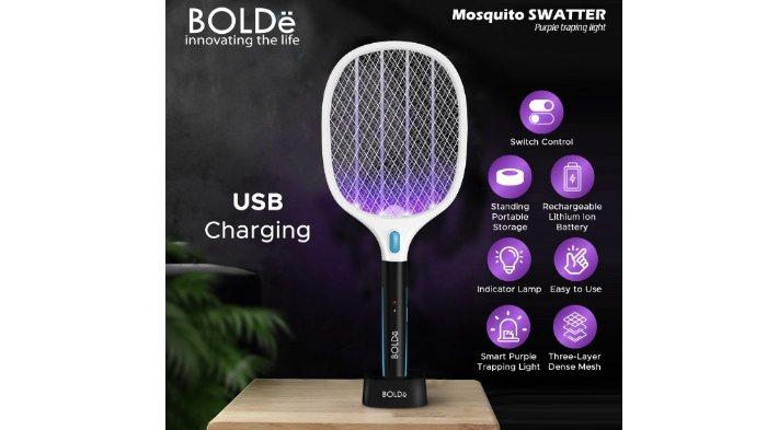 BOLDe Raket Nyamuk Super Swatter