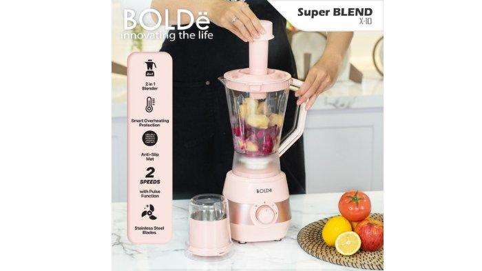 BOLDe Super Blend X-10 dirancang dengan air flow technology dari Jerman untuk memastikan hasil lebih sempurna dan memuaskan