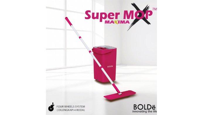 BOLDe Super Mop Maxima dibekali dengan roda sehingga lebih praktis dipindah ke mana saja.