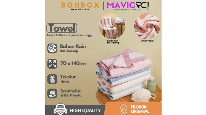 BONBOX BT30 Handuk Mandi Dewasa Microfiber 