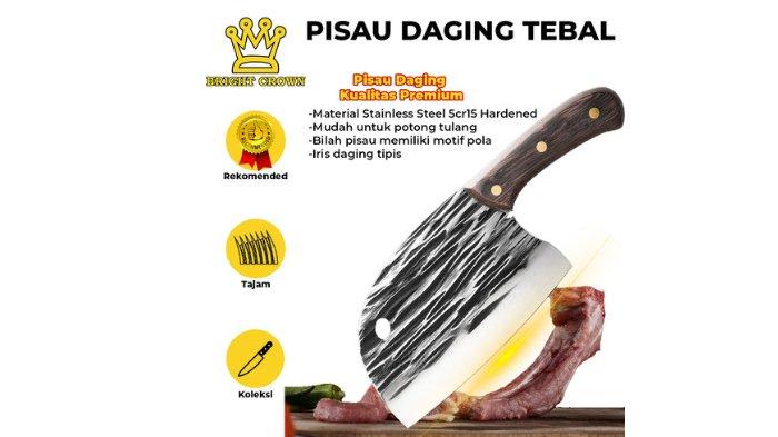 Bright Crown Pisau Daging 