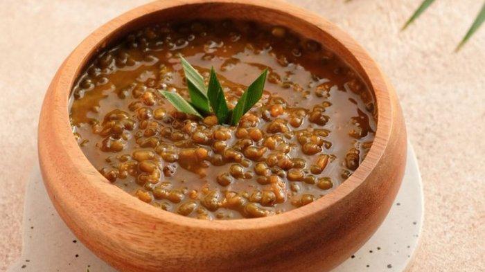 Bubur kacang hijau tanpa santan.