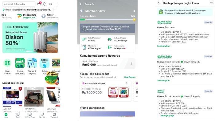 Ilustrasi Cara Klaim Voucher Gratis Ongkir Tokopedia
