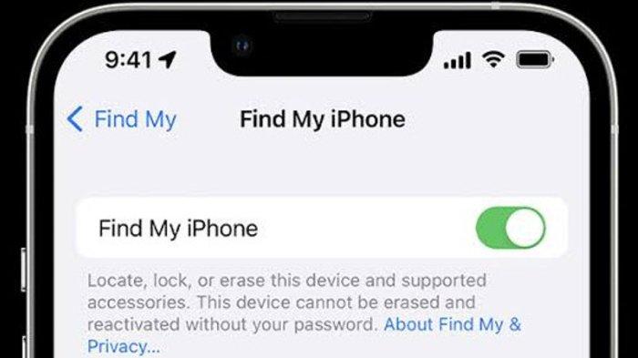 Ilustrasi Cara Mengaktifkan Fitur Find My iPhone