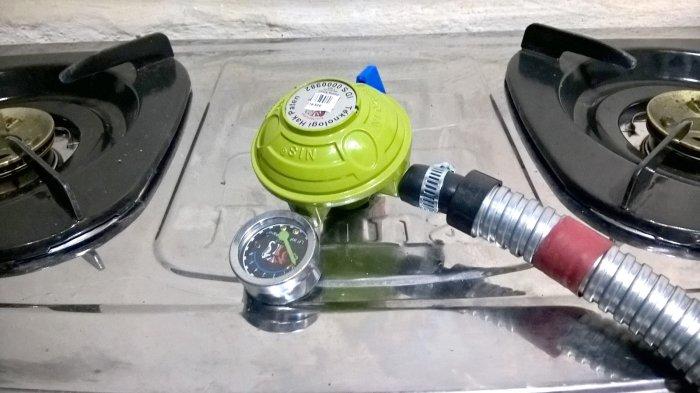 Ilustrasi kompor gas yang sering dirawat dan diperhatikan, maka akan terhindar dari api yang menyala merah