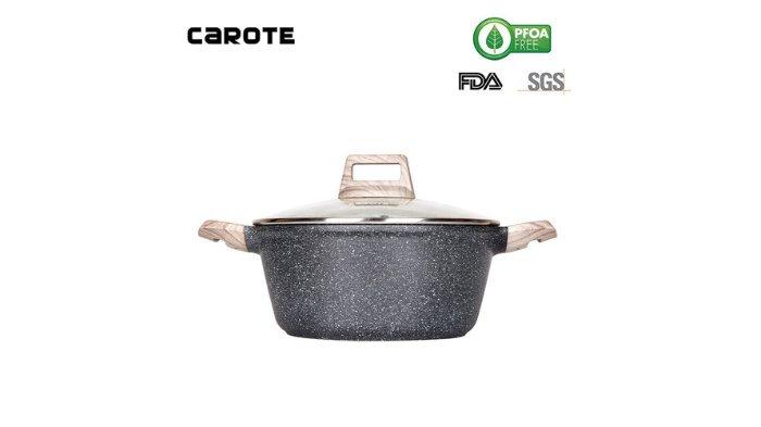 CAROTE Essential Woody Panci Anti Lengket dengan kualitas terbaik dan aman digunakan.