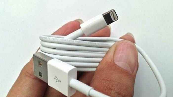 Ilustrasi kabel iPhone dengan ketahanan yang tinggi