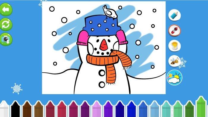 Game Christmas Coloring Pages