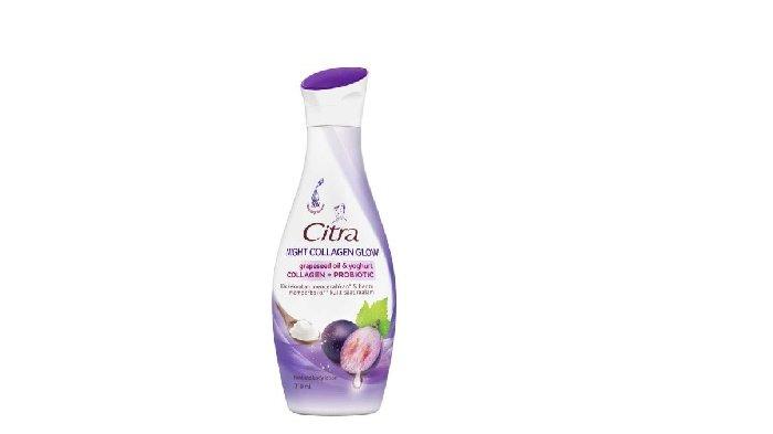 Citra Night Collagen Glow Hand & Body Lotion 210 ml.