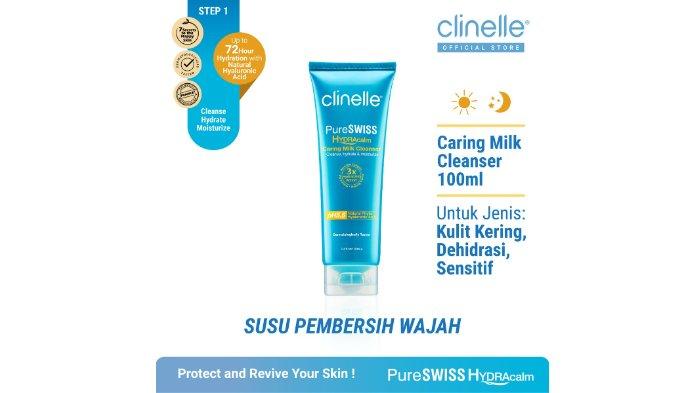 CLINELLE PureSwiss Hydracalm Caring Milk Cleanser