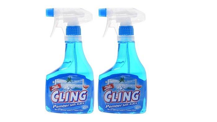 Cling Ocean Fresh Cairan Pembersih Kaca.