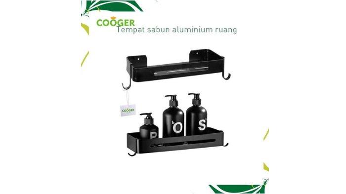 COOGER Rak Kamar Mandi Persegi 