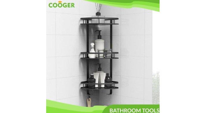 COOGER Rak Kamar Mandi Sudut