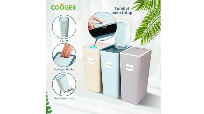 COOGER Tempat Sampah Tertutup 