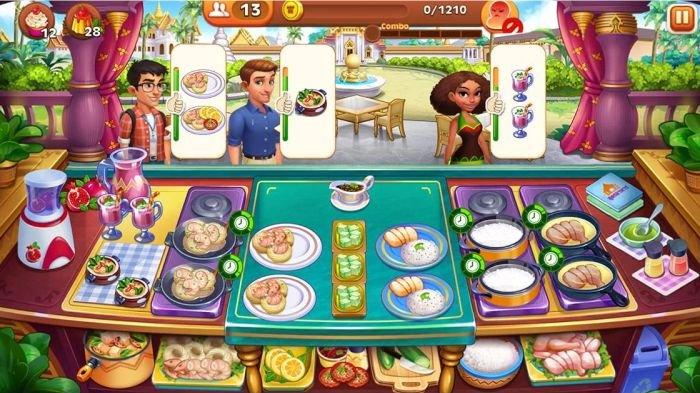 Ilustrasi gameplay Cooking Madness