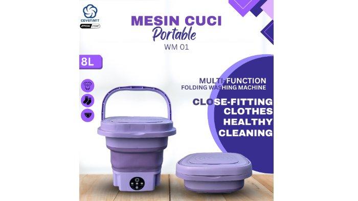 Covenant WM 01 Mesin Cuci Mini Portable 8L dibekali dengan 3 mode cuci.