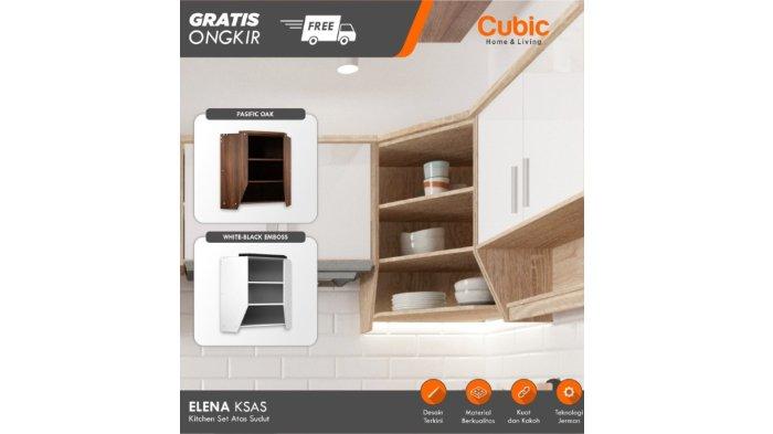 Cubic Kitchen Set Sudut Minimalis ELENA KSAS.