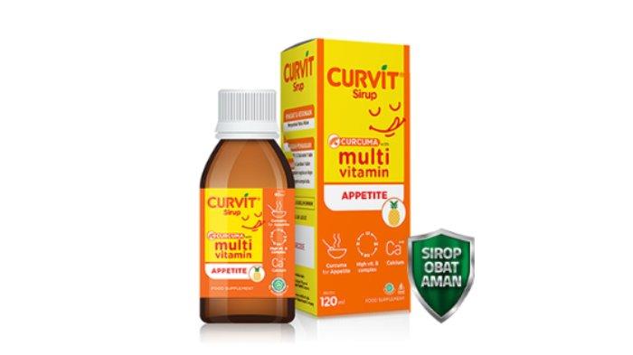 Curvit Sirup Multivitamin dan Suplemen Menambah Nafsu Makan