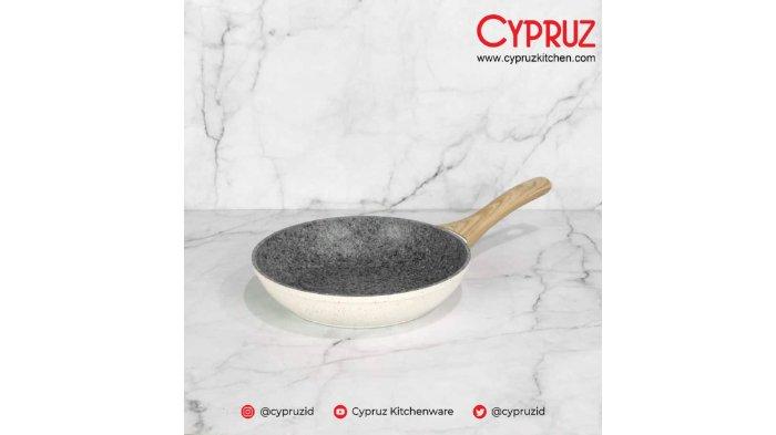 CYPRUZ White Granite Fry Pan