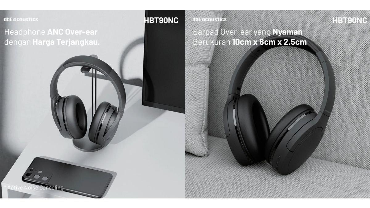 Ilustrasi headphone dbE HBT90NC
