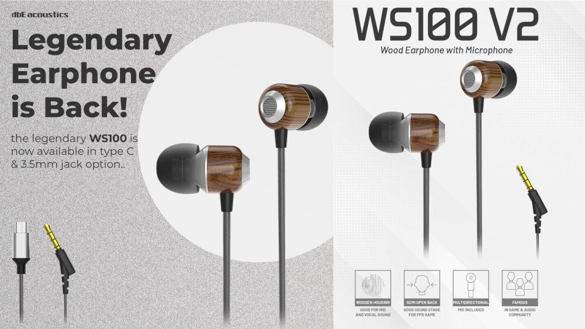 Earphone dbE WS100 V2