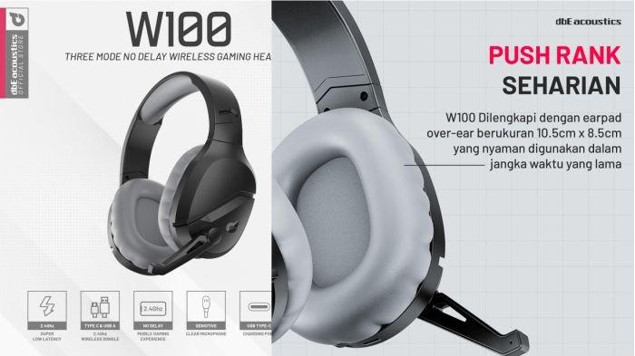 Headset gaming dbE W100
