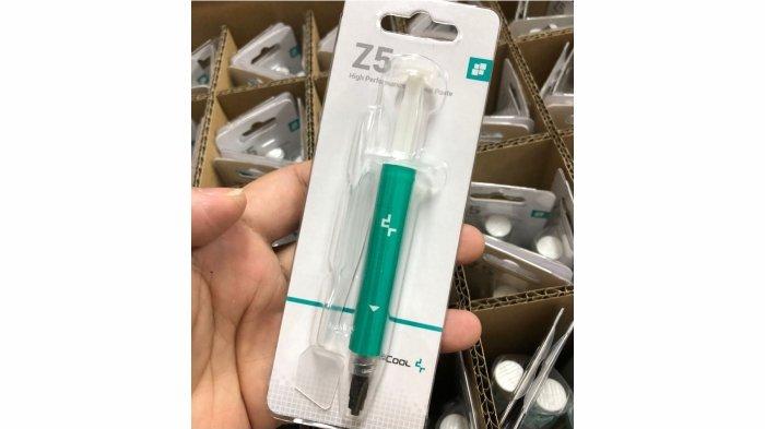 Ilustrasi thermal paste atau pasta pendingin prosesor