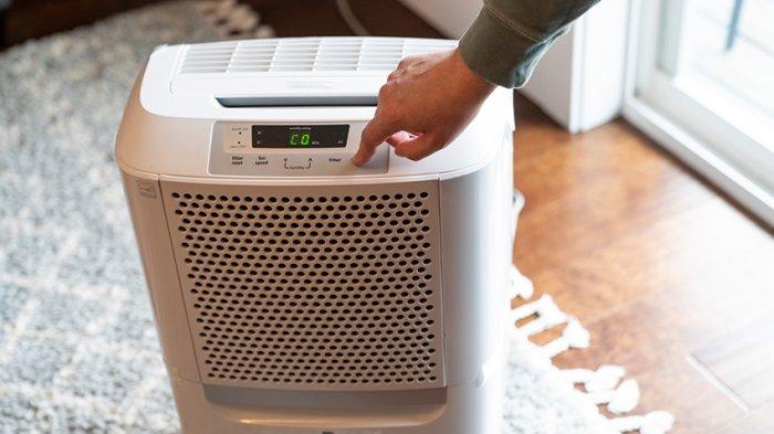 Dehumidifier bisa membantu mengatasi kelembapan berlebih.