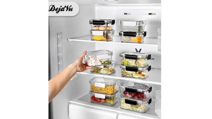 Dejavu Kontainer Makanan Kulkas Kedap Udara.