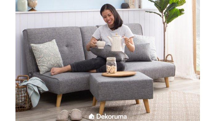 Dekoruma Daito Sofabed Minimalis dengan desain Scandinavian sehingga lebih kokoh dan modern digunakan.