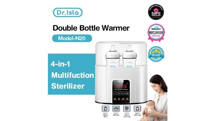 Dr.isla Sterilizer Botol Bayi Bottle Warmer 200ml Baby Safe Sterilizer.